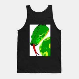 Emerald Tree Boa Tank Top